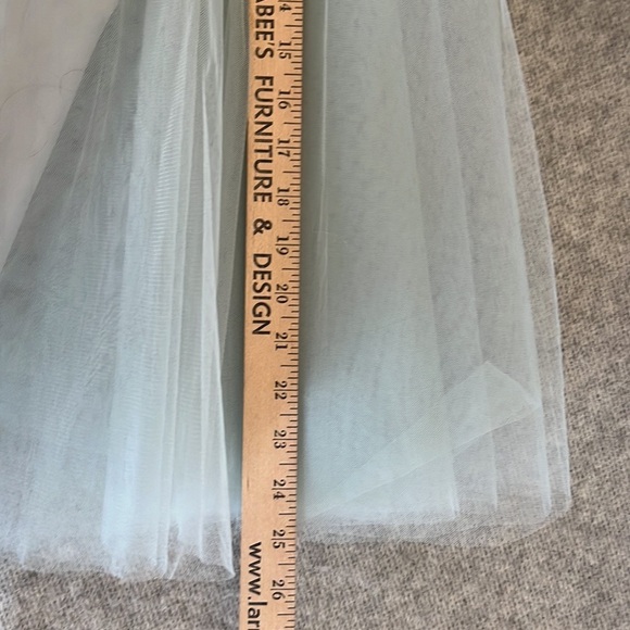 Mint Tulle midi skirt. - Picture 5 of 7